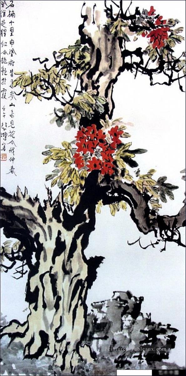 Xu Beihong arbre chinois traditionnel Peintures à l'huile